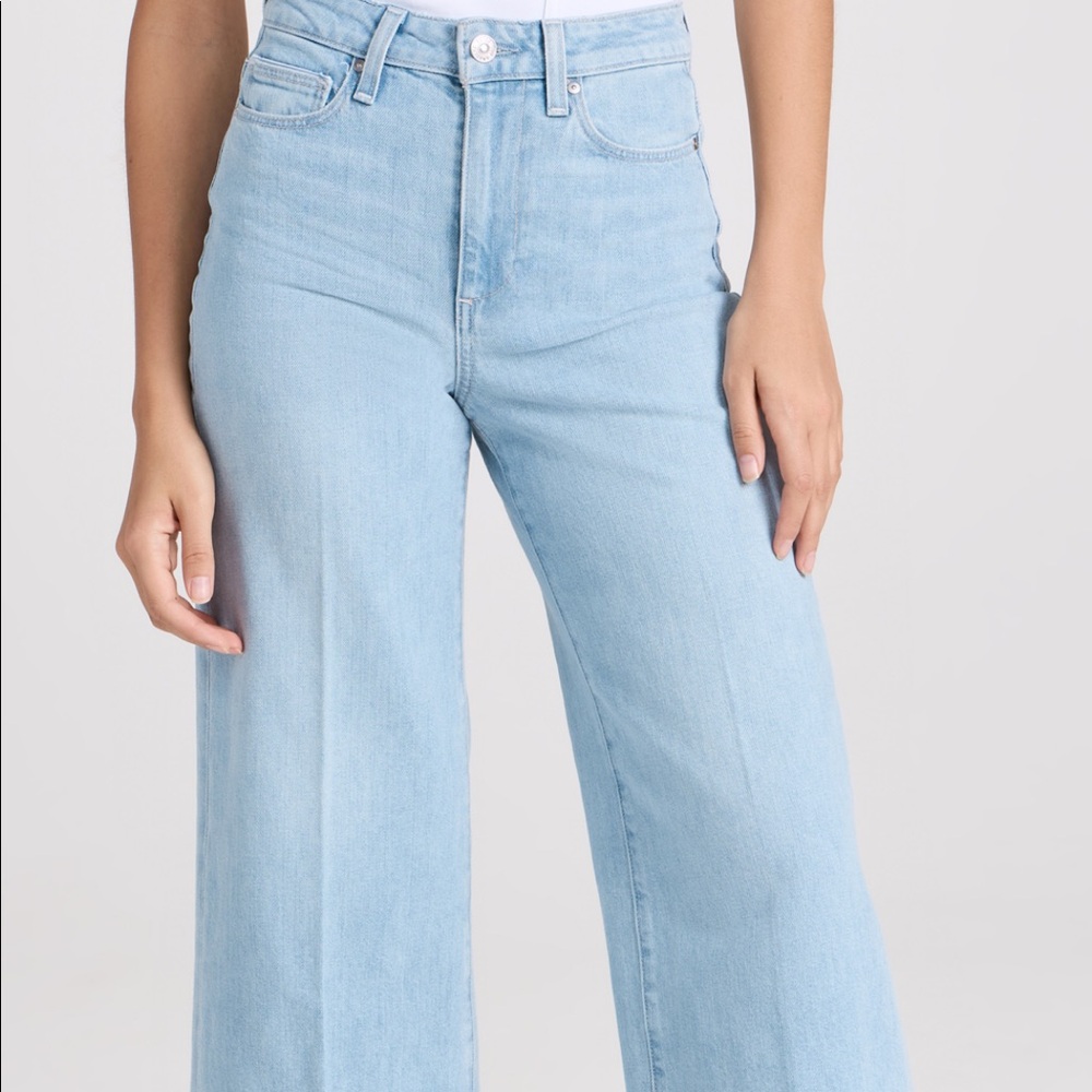 NWT Paige Harper Ankle High Rise Wide Leg